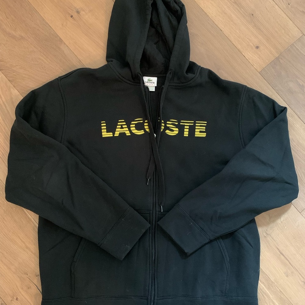 Men’s Lacoste zip up sweatshirt